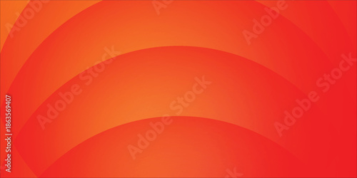 Vibrant Orange Gradient Abstract Background With Warm Curves And Circular Arcs For Modern Design