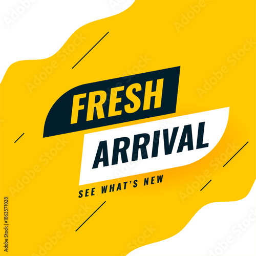 fresh and new product arrival template for online promotion