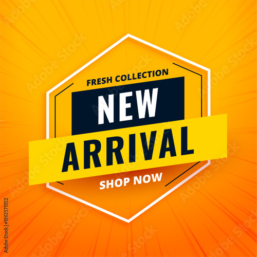 fashionable and new arrival sale offer template for web marketing