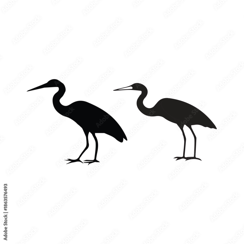 Fototapeta premium Abstract Bird Silhouette Logo Design.