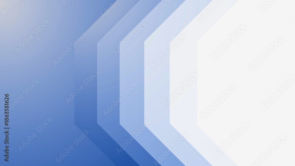 Fototapeta premium Clean Minimalist White and Blue Geometric Layered Background for Business