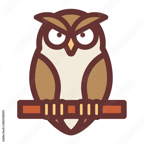 owl on branch