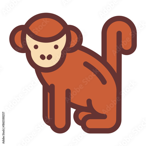 monkey vector icon