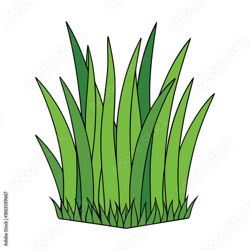 Fresh spring grass glistens under the sun, soft and vibrant green, swaying gently in the breeze, bringing life, renewal, and the joyful essence of the season.
