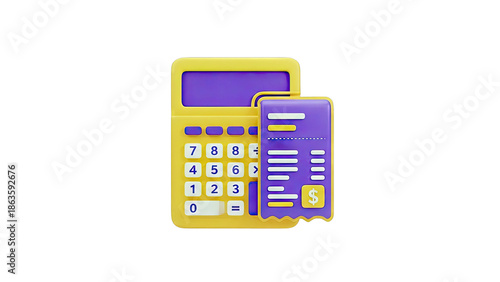 Calculator and Receipt Icon