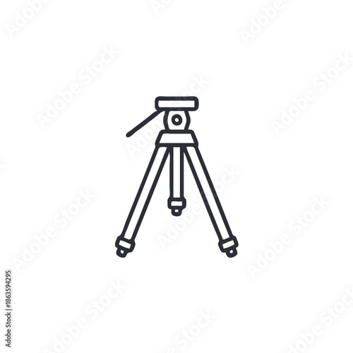 tripod isolated on white background