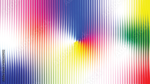 abstract vertical lines over smooth multicolor gradient with moiré effect and vibrant optical transitions