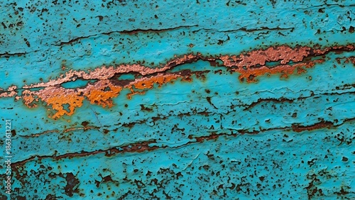 old paint on the wall