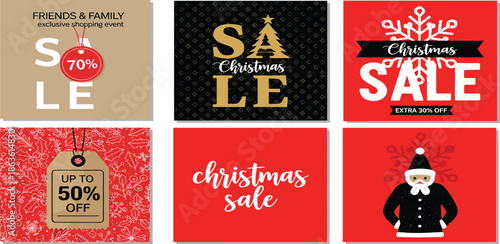 Christmas Sale Promotions with Discounts and Special Offers for Festive Shopping