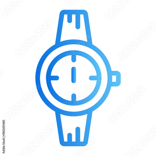 Wristwatch Line Gradient Icon