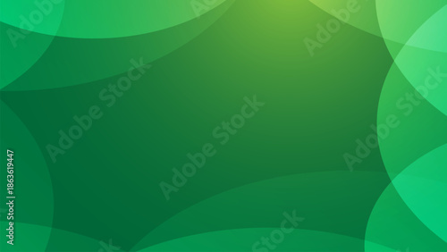 Abstract green background with smooth gradient transitions and layered curved shapes. Modern natural design ideal for eco themes, business presentations, websites, branding, and creative layouts.