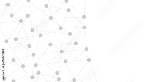 Abstract plexus background with connecting dots and lines. Global network connection