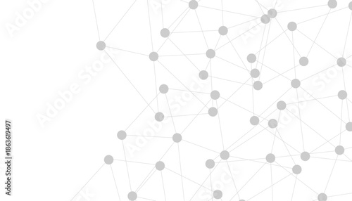 Abstract plexus background with connecting dots and lines. Global network connection