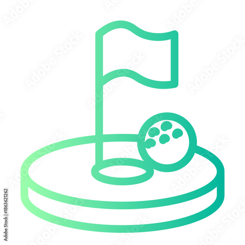 birdie gradient icon