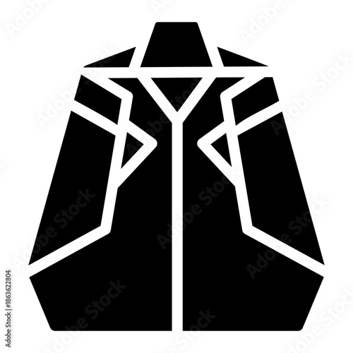 origami kimono shirt Solid icon