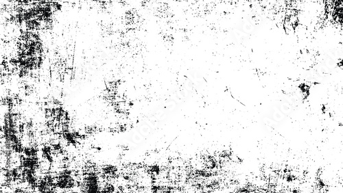 Grungy black and white texture with worn, distressed surface for abstract designs Vector, illustration
