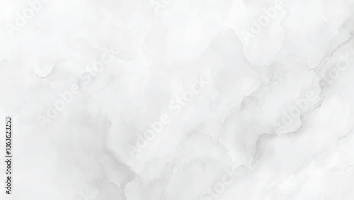 Subtle white and grey abstract watercolor wash background with gentle flowing organic forms Vector, illustration
