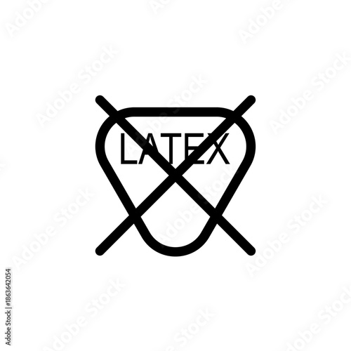LATEX  Vector Icon Black