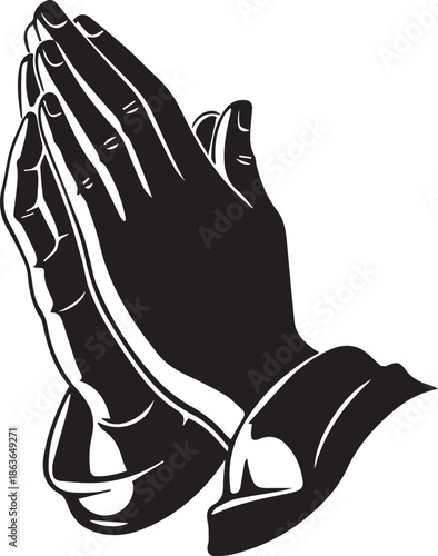 Hands in prayer