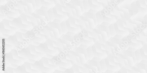 Geometric seamless technology gray and white triangle element light background.