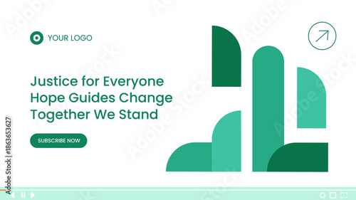 Social Justice Flat Cartoon Hand Drawn Illustration Perfect for Digital Thumbnail Design