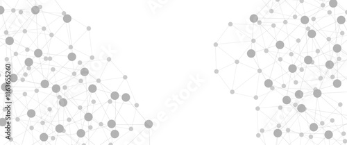 Abstract technology dot and line connection digital hi tech design concept background. Space for text. Vector illustration