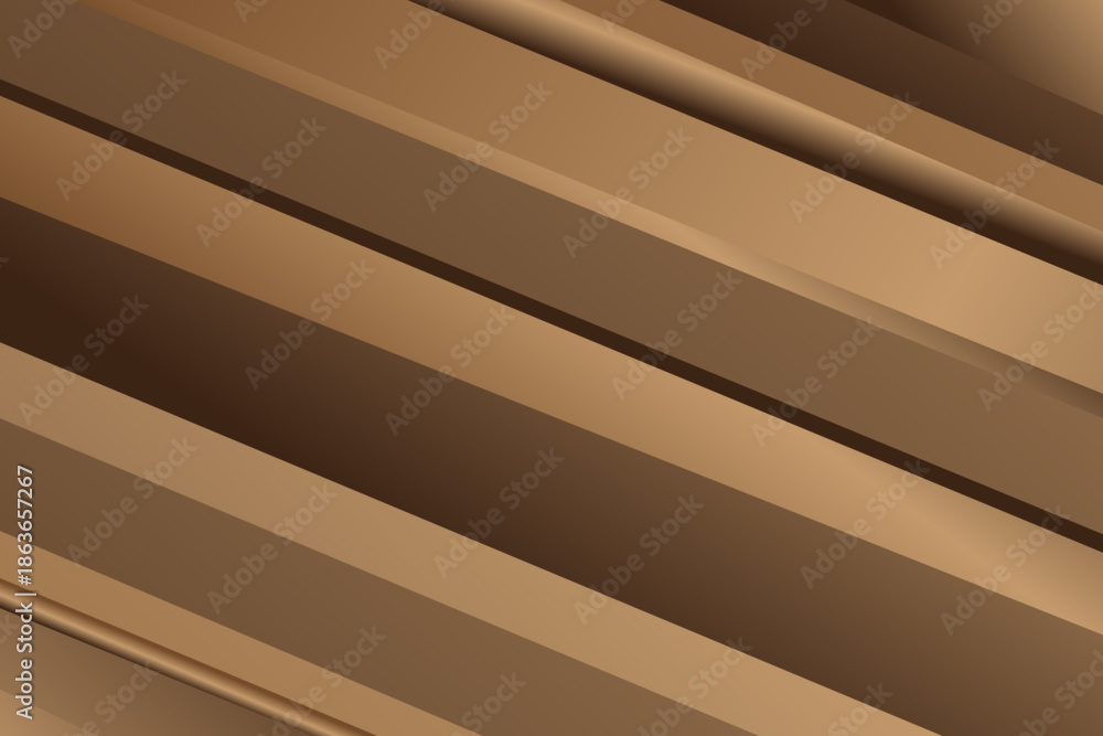 Obraz premium Abstract smooth light brown dark brown stripe gradient background