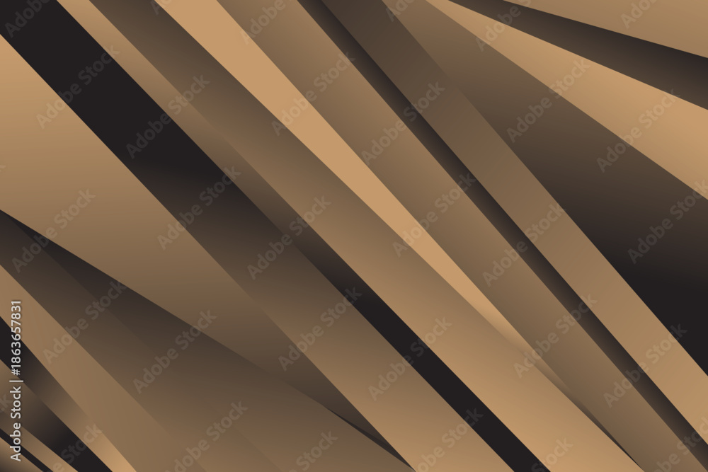 Obraz premium Abstract dark brown luxury stripe gradient color background