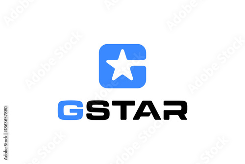 G Star Logo . Review Rating and Quality Feedback Symbol