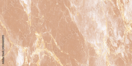 A close up view of a beautiful peach colored marble surface with delicate gold vein patterns throughout
