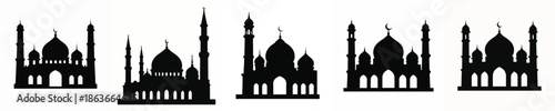 Islamic Mosque Silhouette Illustration