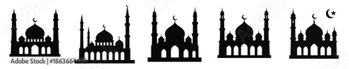 Islamic Mosque Silhouette Illustration