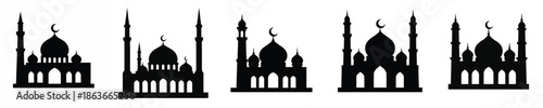 Islamic Mosque Silhouette Illustration