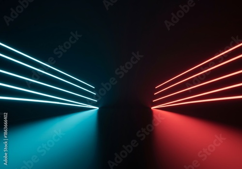 Abstract, minimalist high-key backdrop stretching into an infinite, featureless void. Concept of endless time and blank space, backdrop, minimal, ethereal