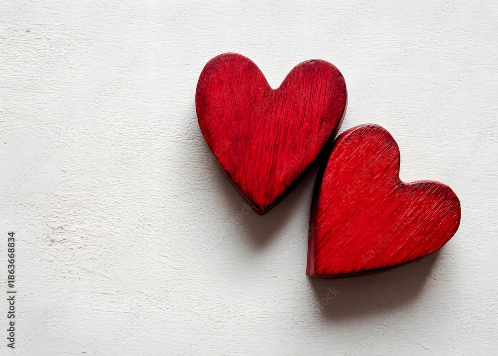 Obraz premium Valentine’s Day Hearts Love Background