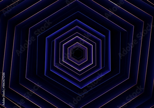 Abstract geometric pattern creating an optical illusion of infinite depth and movement. Perfect backdrop for design projects, visual, vector, wallpaper