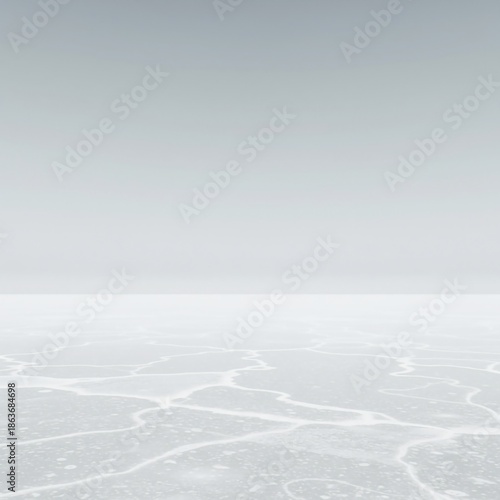 Vast, endless white void stretching to the invisible horizon, symbolizing potential, purity, and limitless abstract background space for design, luminous, white, smooth