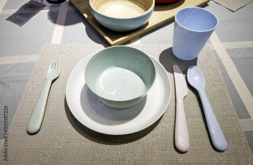 Modern decorated table