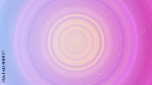 Vibrant concentric circles in pastel colors
