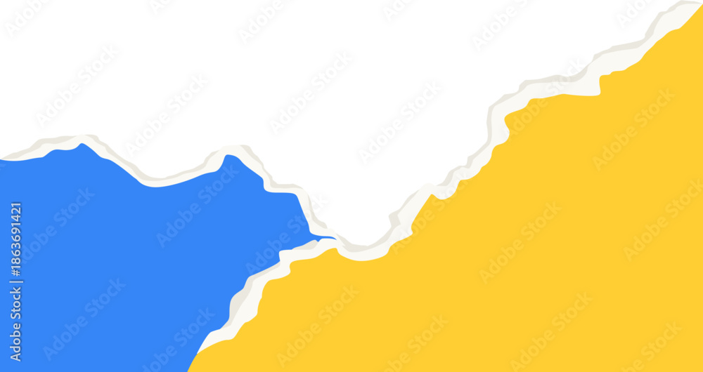 Fototapeta premium Abstract Torn Paper Background Design