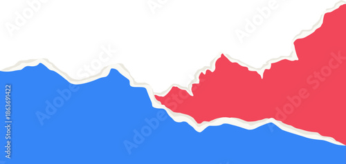 Abstract torn paper background design