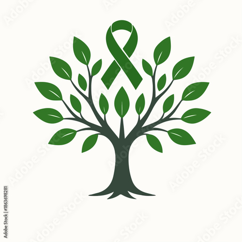 illustration of a tree symbol of hope