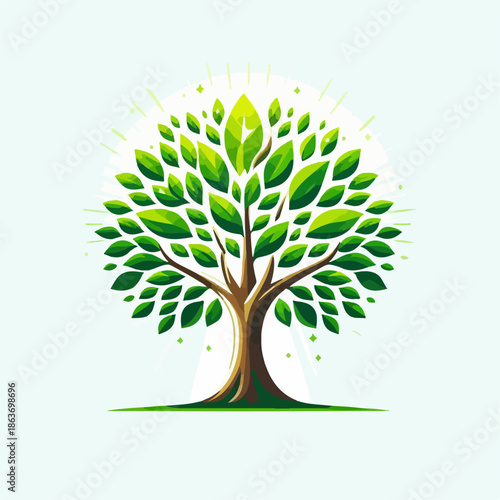 illustration of a tree symbol of hope