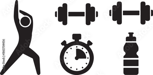 A fit person engaging in exercise and fitness activities