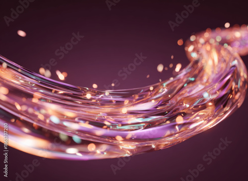 Futuristic Data Streams and Digital Landscapes