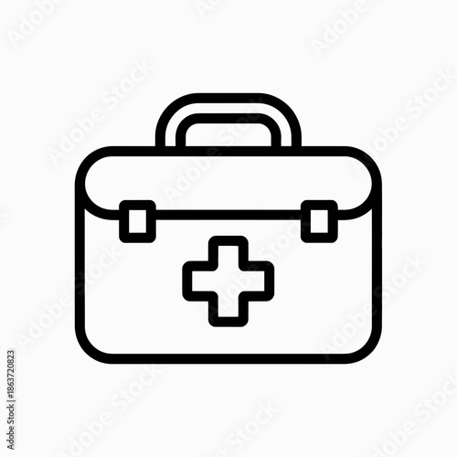 **First Aid Kit Icon Outline Vector PNG SVG Black and White**

firstaid, kit, medical, icon, outline, vector, png, svg, black, white, emergency, health, medicine, cross, symbol, bag, suitcase, healthc