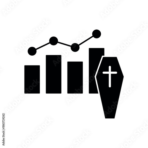 Icon a Death Rate, isolated against a clean background.