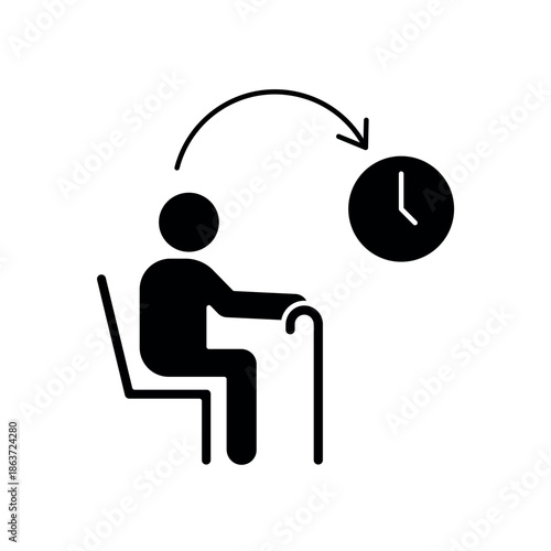 Icon a Life Expectancy, isolated against a clean background.