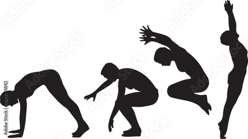 jump silhouette