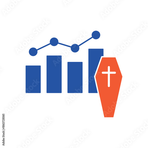 Icon a Death Rate, isolated against a clean background.